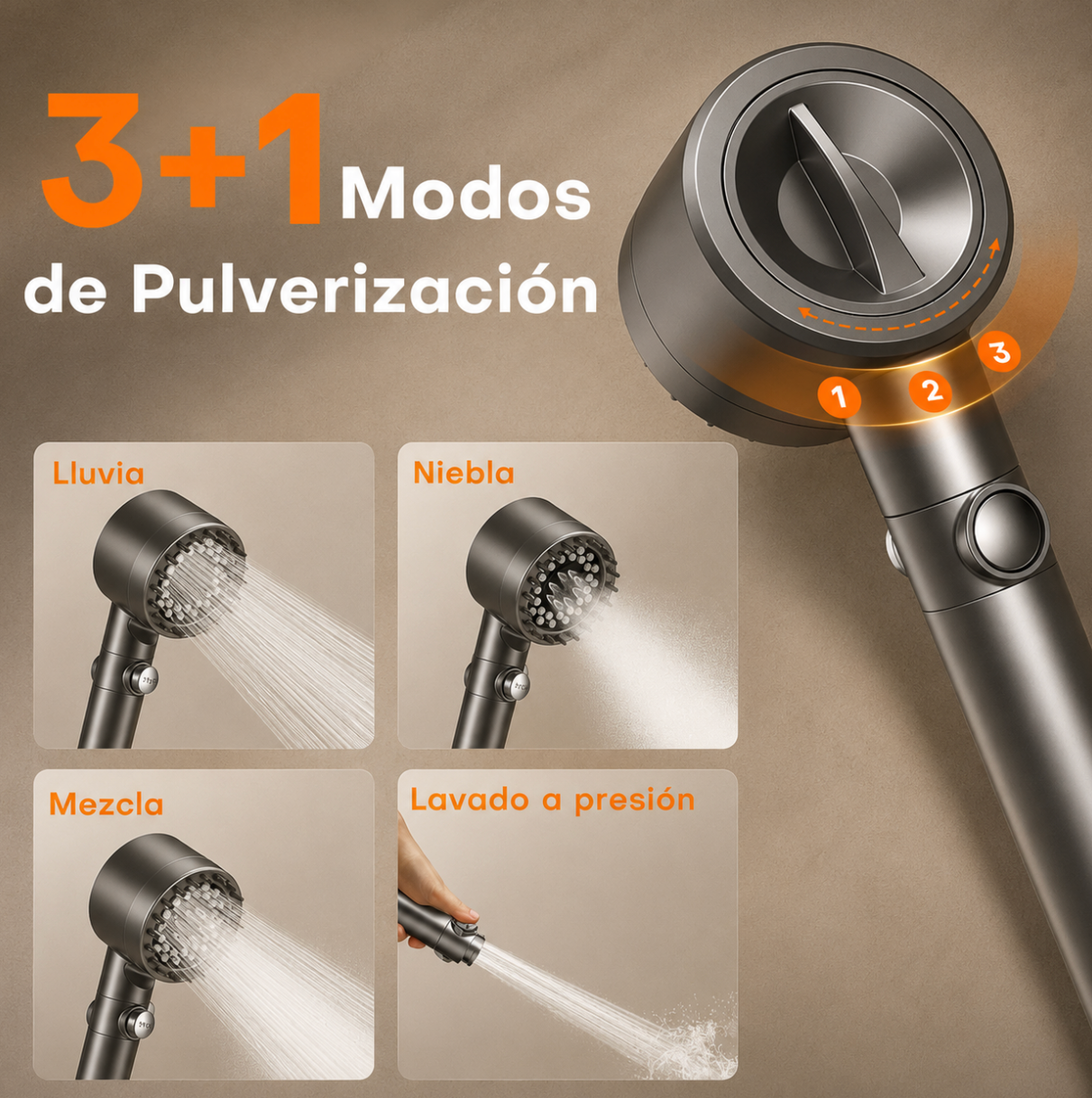 Alcachofa de Ducha Premium con Filtro | Pure Flow